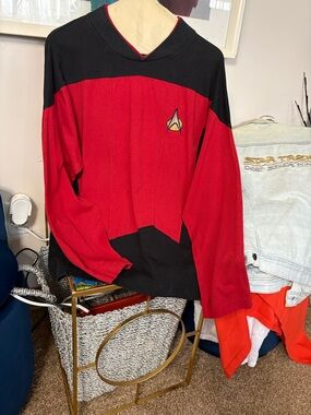 Star Trek Red/Black Command Tunic Top